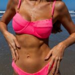 Biquini Meia Taça Isa - Rosa Neon